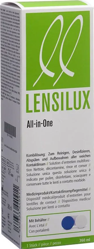 LENSILUX All-in-One Kombilösung mit Behälter (360ml)