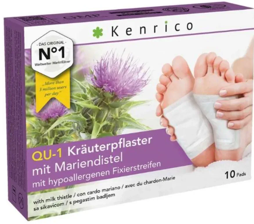 Kenrico Kräuterpflaster mit Mariendistel (10 Stk)