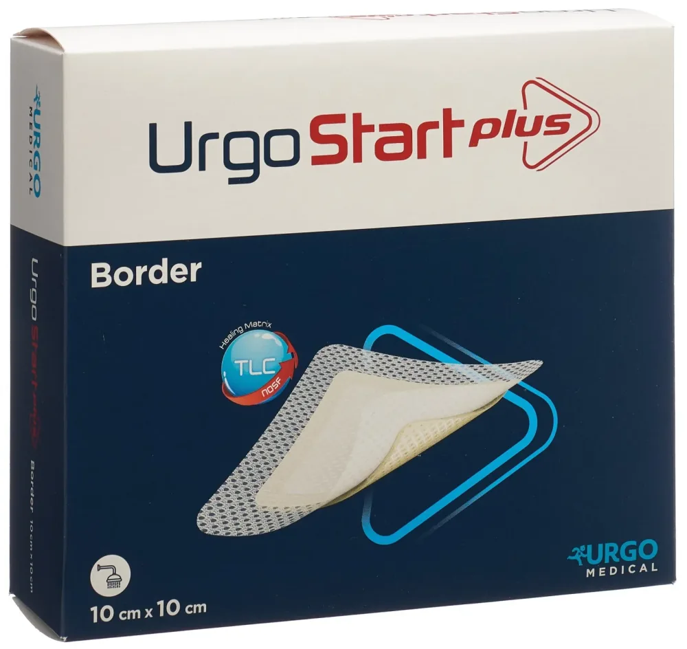 Urgo Start Plus Border Wundauflage, 10x10cm (10 Stk)