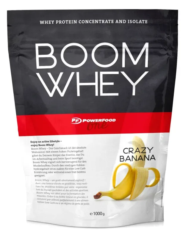 PowerFood One Boom Whey Crazy Banana (1000g)