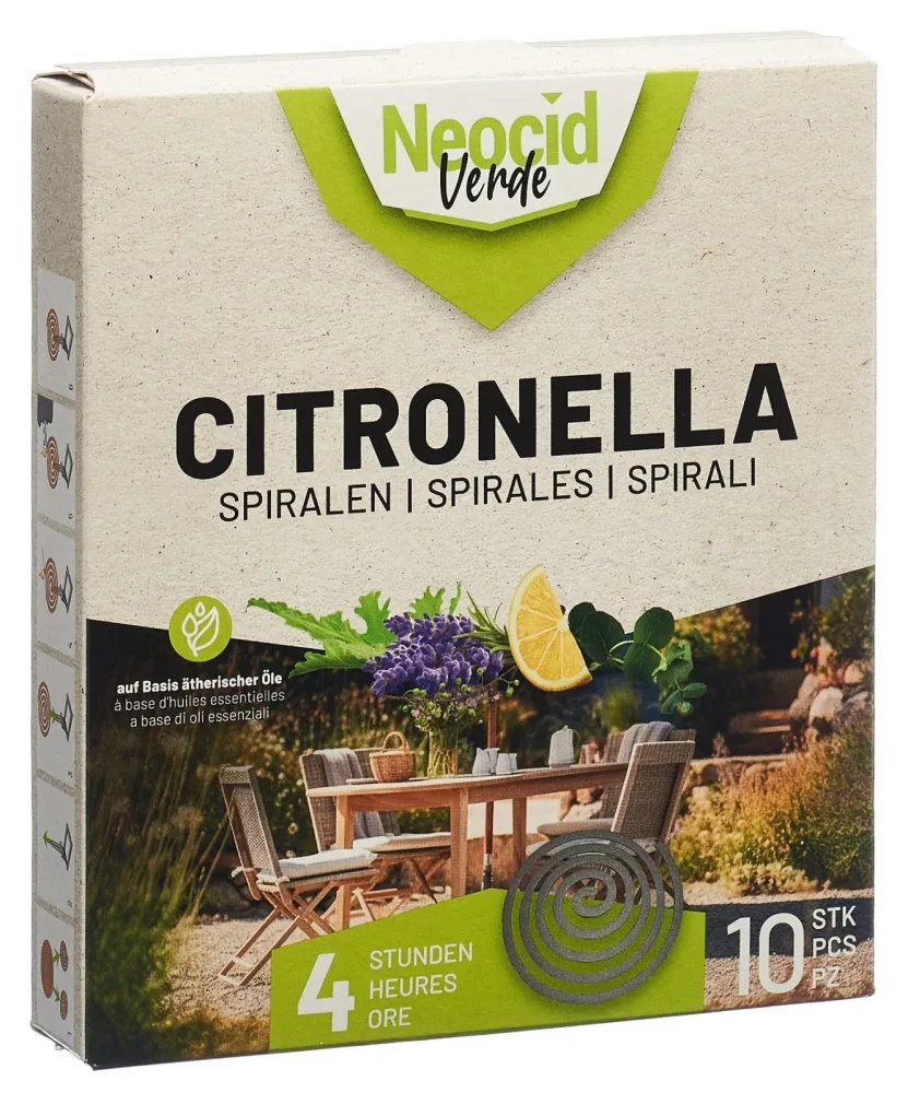 Neocid Verde Citronella Spiralen (10 Stk)