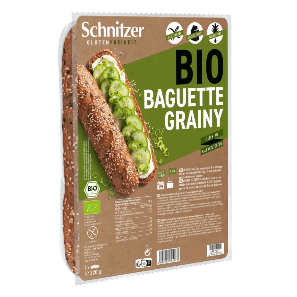 Schnitzer Bio Baguette Grainy (320g)