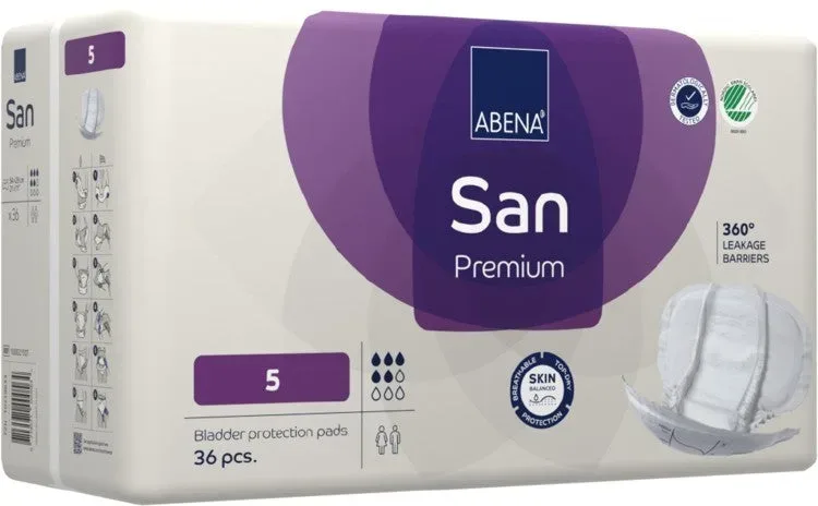 ABENA San Premium Einlagen, Nummer 5 (36 Stk)