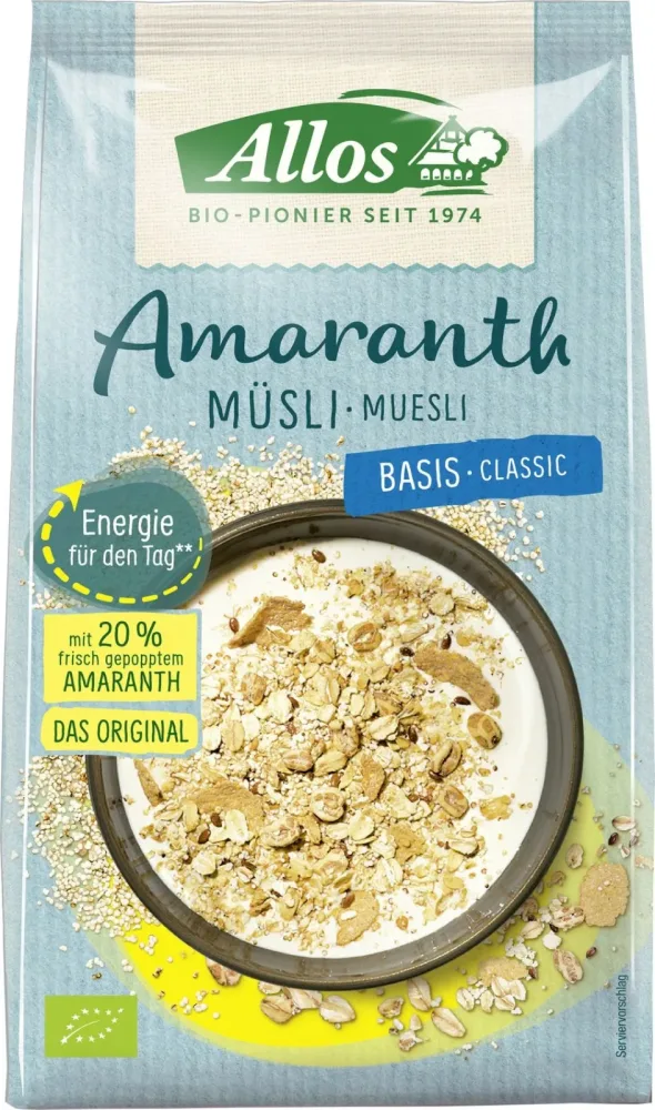 Allos Amaranth Müsli Basis Classic (375 g)