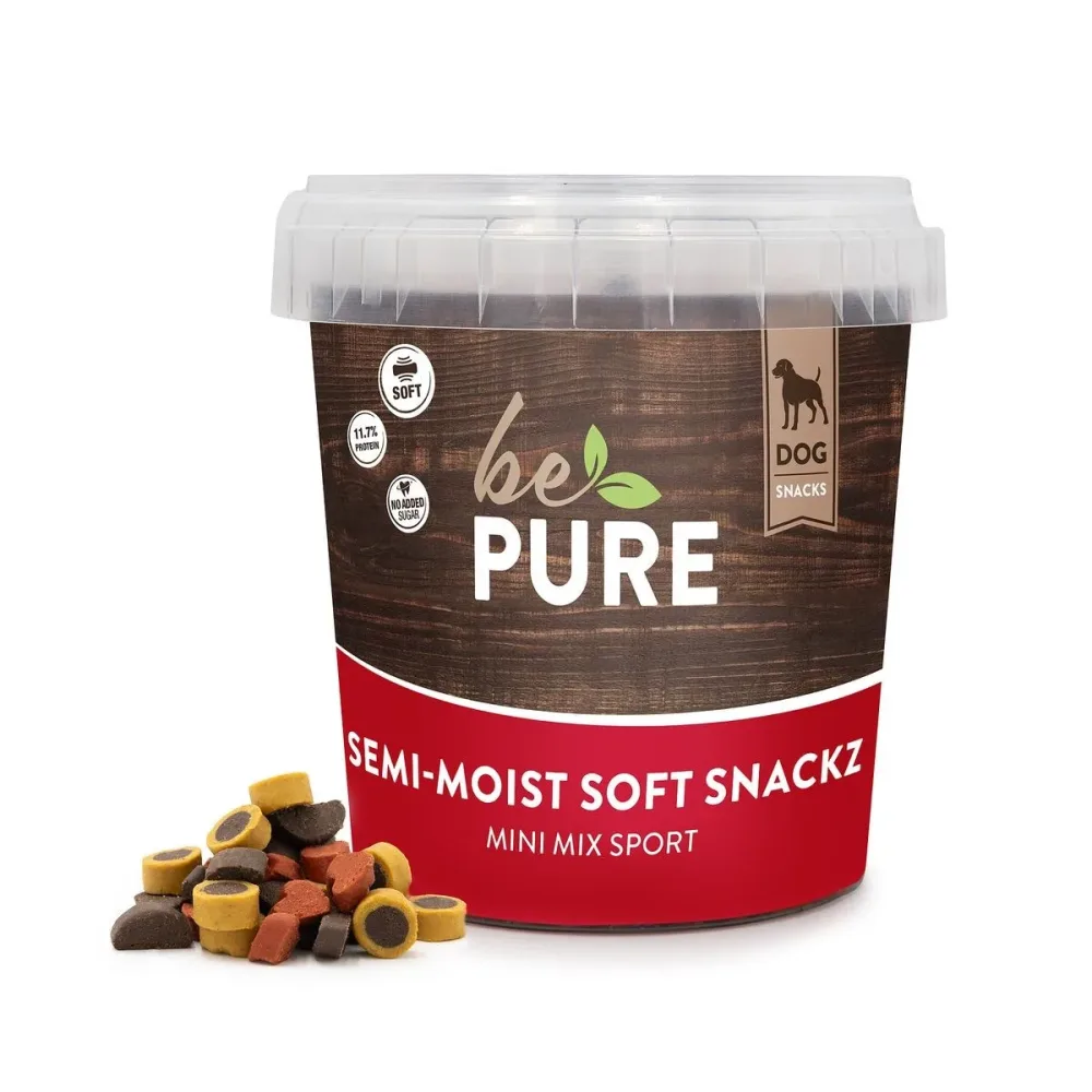 bePure Semi-Moist Soft Snackz Mini Mix Sport (500g)