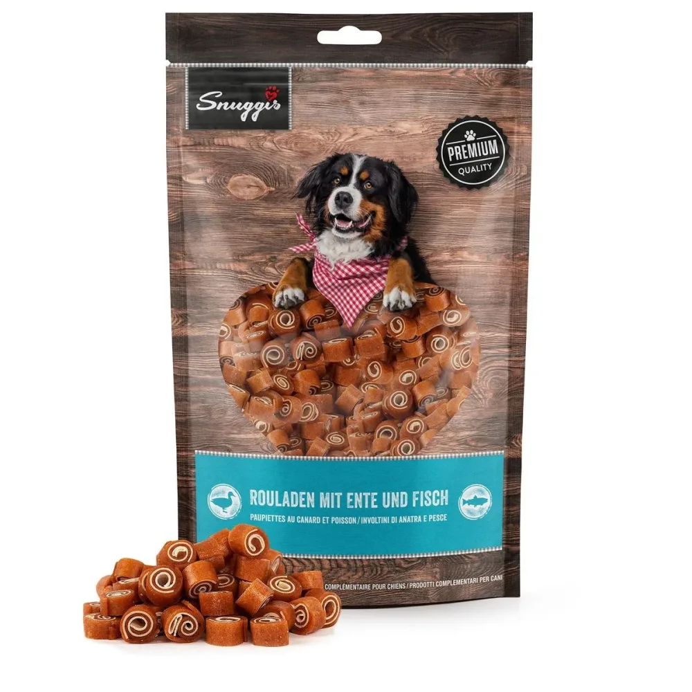 Snuggis Roulade mit Ente und Fisch für Hunde (600g)