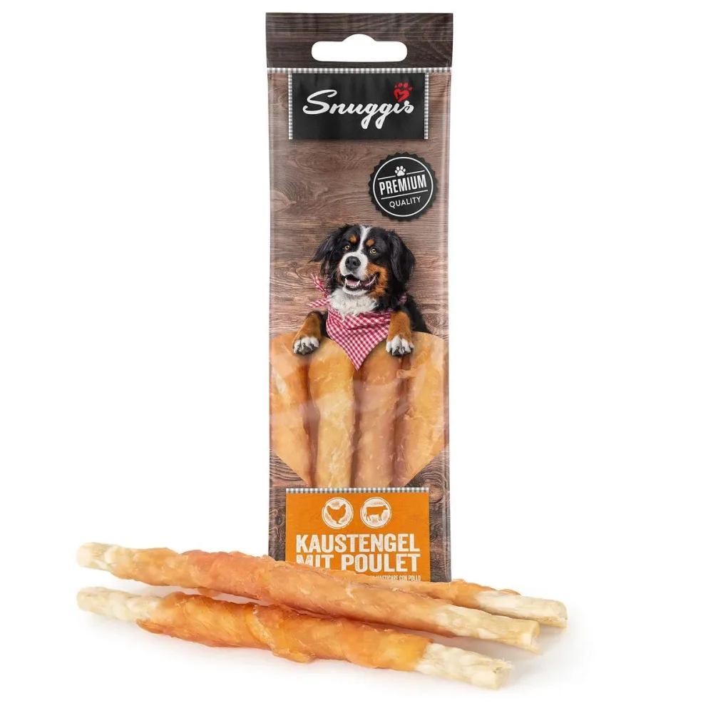 Snuggis Kaustengel mit Poulet für Hunde, 12cm (40g)