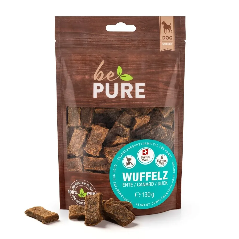 bePure Wuffelz mit Ente für Hunde (130g)