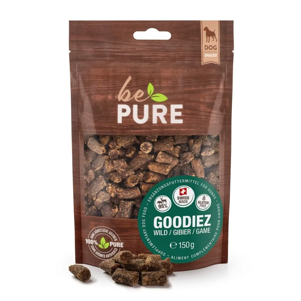 bePure Goodiez mit Wild für Hunde (150g)