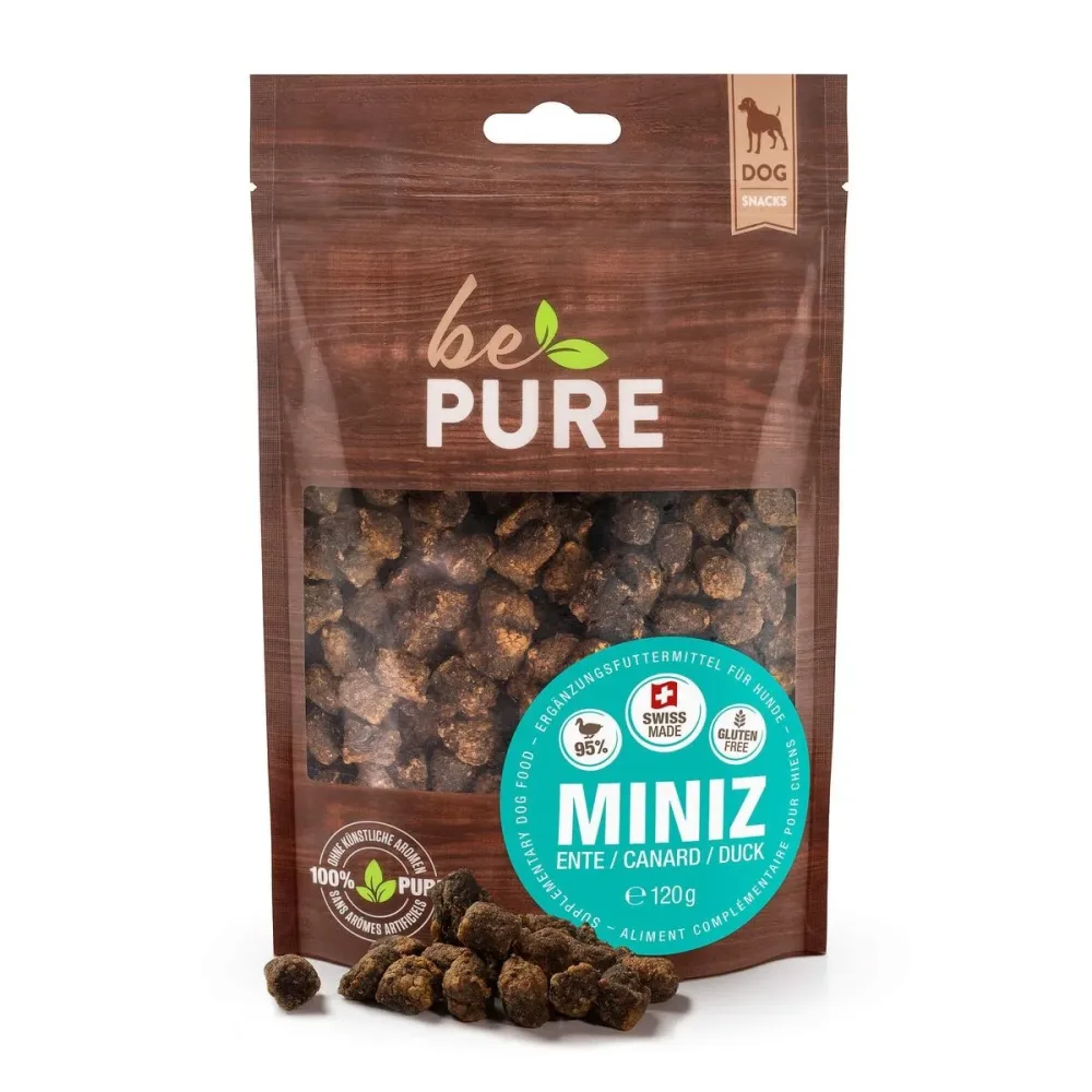 bePure Miniz mit Ente für Hunde (120g)