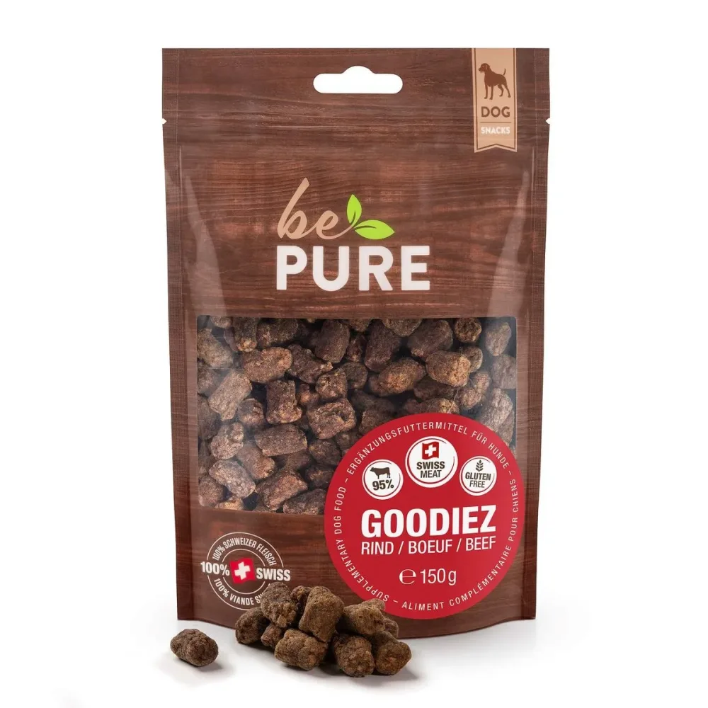 bePure Goodiez mit Rind für Hunde (150g)