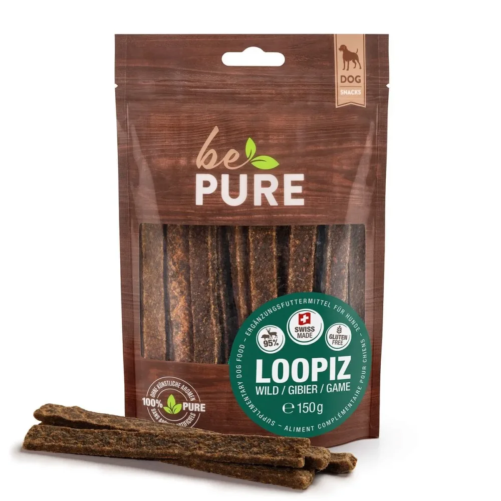 bePure Loopiz mit Wild für Hunde (150g)
