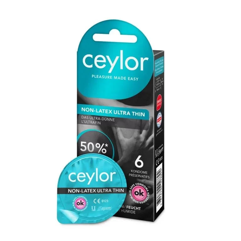 Ceylor Ultrathin Latex-Free Condoms, 6 Stück - Amorana