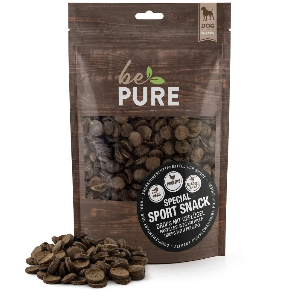 bePure Special Sport Snack mit Geflügel für Hunde (350g)
