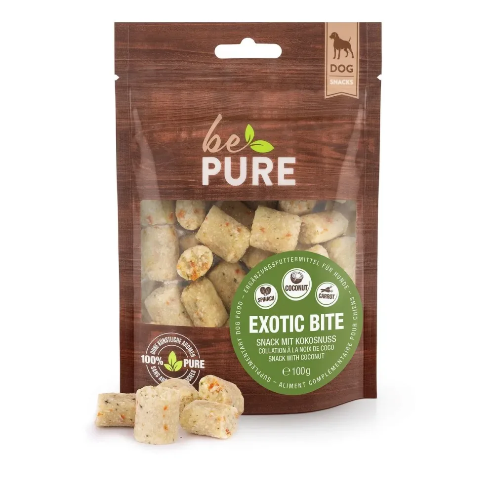 bePure Exotic Bite mit Kokos für Hunde (100g)