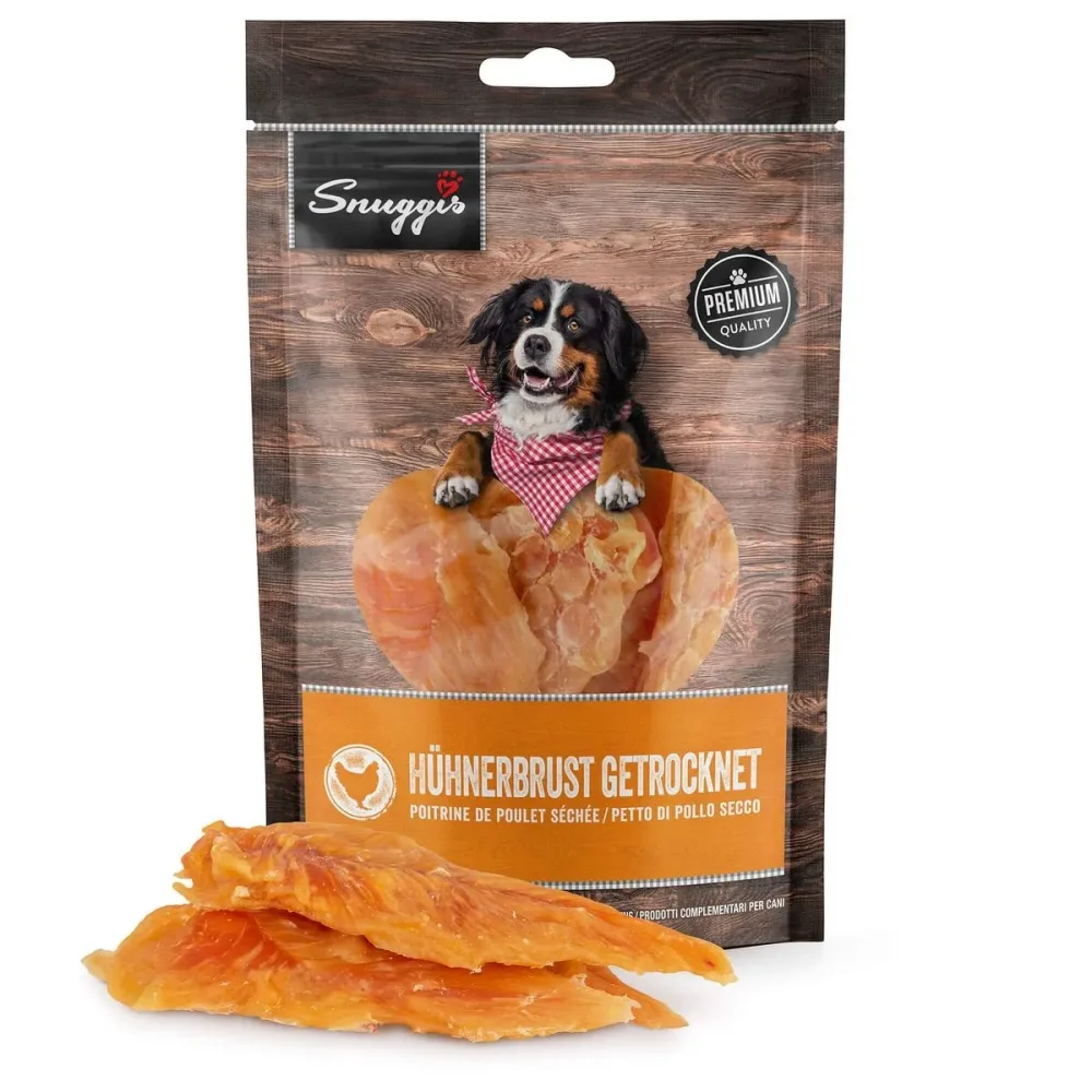 Snuggis Hühnerbrust getrocknet für Hunde (80g)