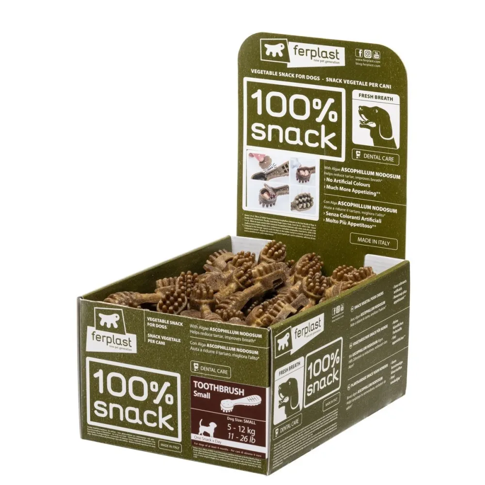 Ferplast Kauzahnbürste Ascophillum Anti-Mundgeruch, Grösse S (100x17g)