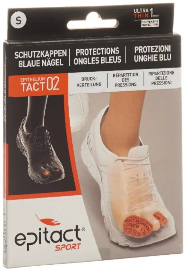 epitact SPORT Schutzkappen blaue Nägel, Grösse S, 23mm (2 Stk)
