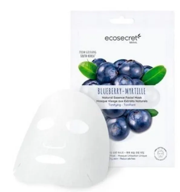 Ecosecret Gesichtsmaske belebend Heidelbeere (20ml)