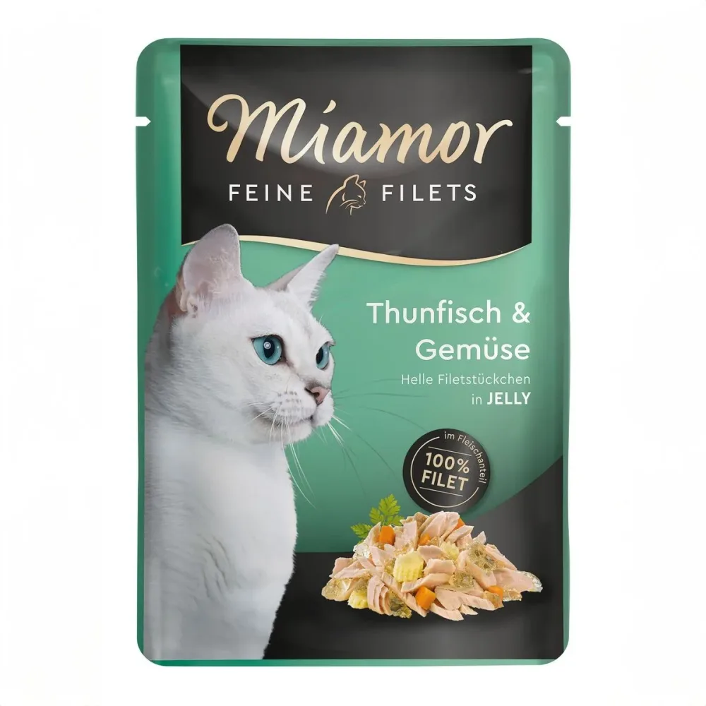 Miamor Feine Filets Thunfisch und Gemüse (100g)