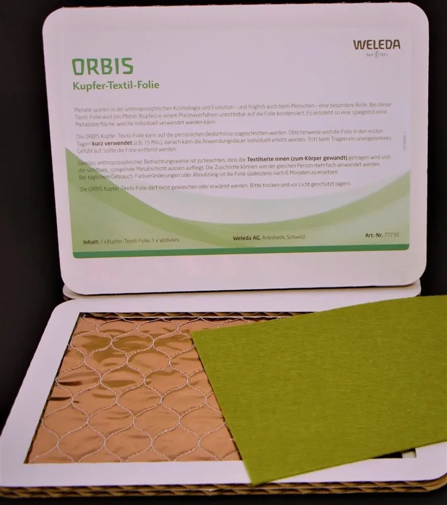 ORBIS Kupfer-Textil-Folie grün (1 Stk)