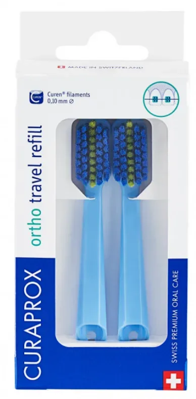 Curaprox CS 5460 Travel Set refill, blau (1 Stk)