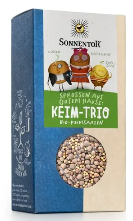 SONNENTOR Keim-Trio BIO Beutel (120g)