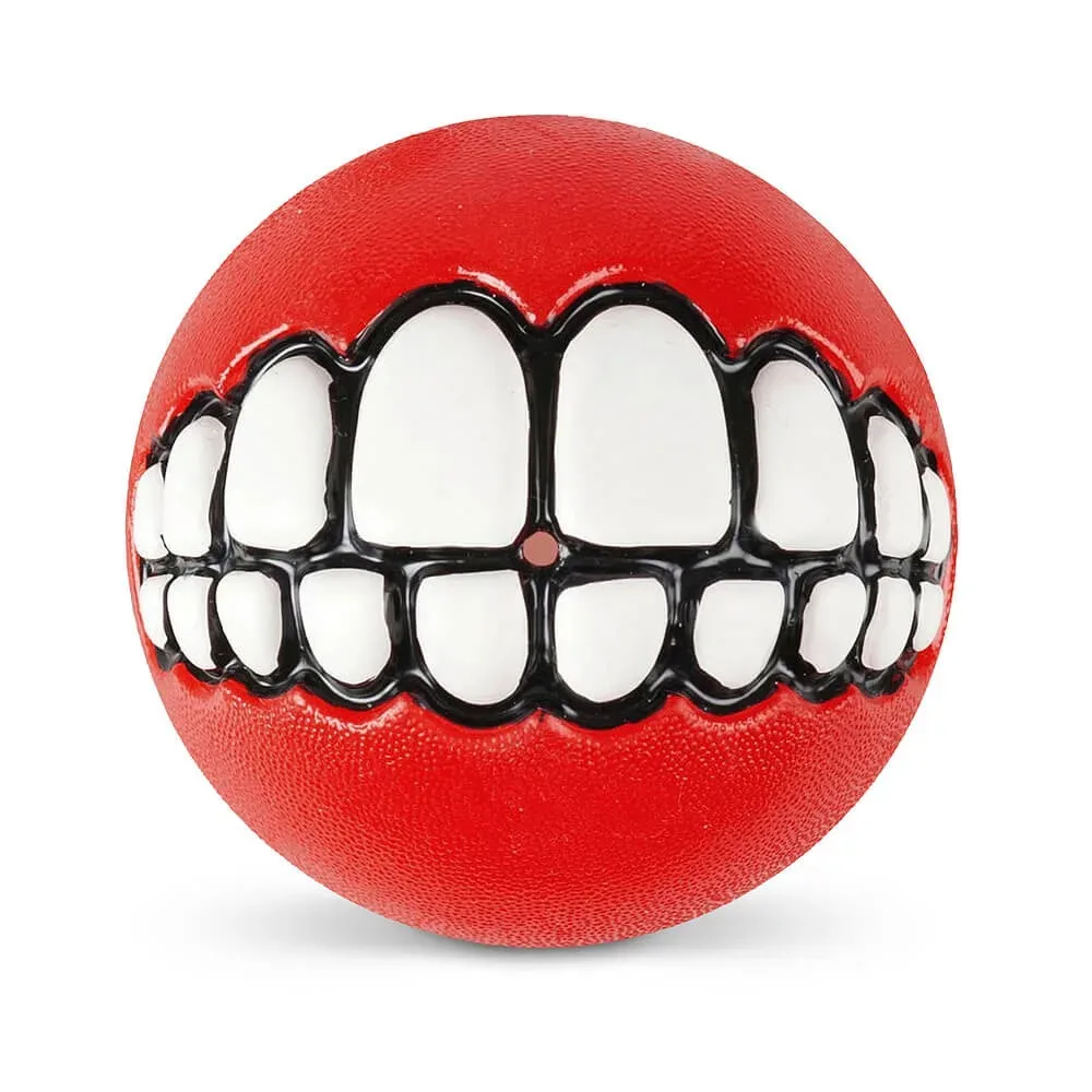 rogz Hundespielzeug Grinz Ball rot, Durchmesser 4.9cm (1 Stk)