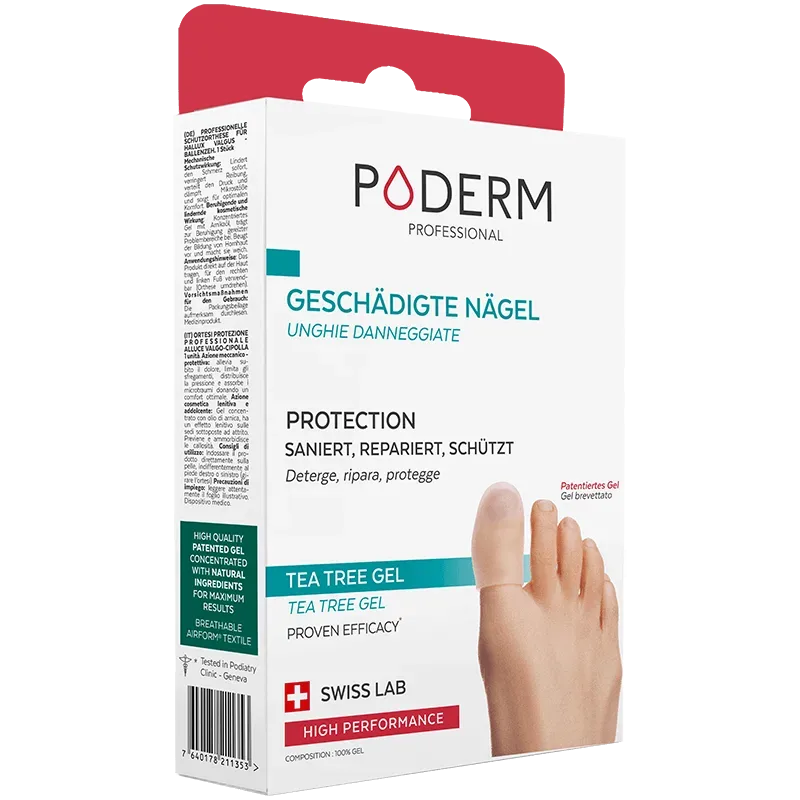 PODERM PROFESSIONAL Zehenschutzkappe L, für geschädigte Nägel (2 Stk)