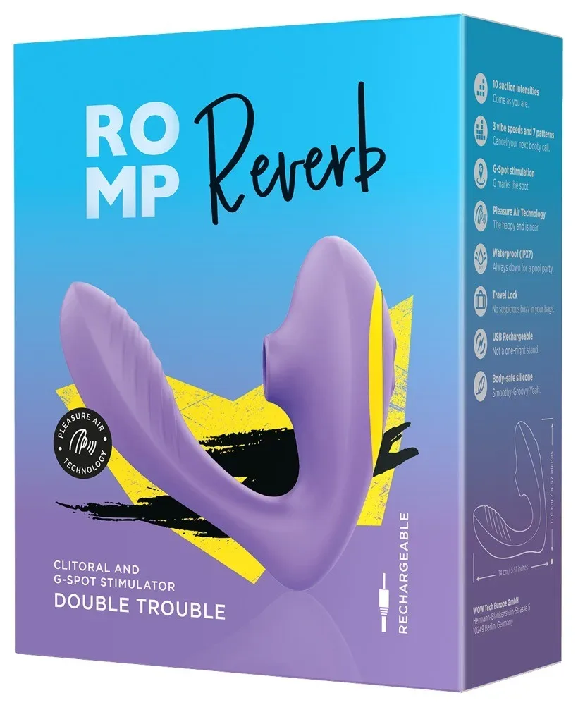 Romp Reverb G-Punkt- und klitoraler Saugstimulator