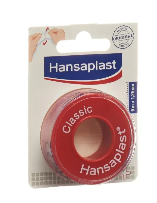 Hansaplast Classic Heftpflaster, 5mx1.25cm (1 Stk)