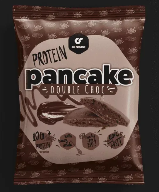 GO FITNESS Protein Pancake Double Choc (50g)