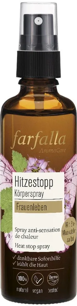 Farfalla Frauenleben Muskatellersalbei Hitzestopp Spray (75ml)