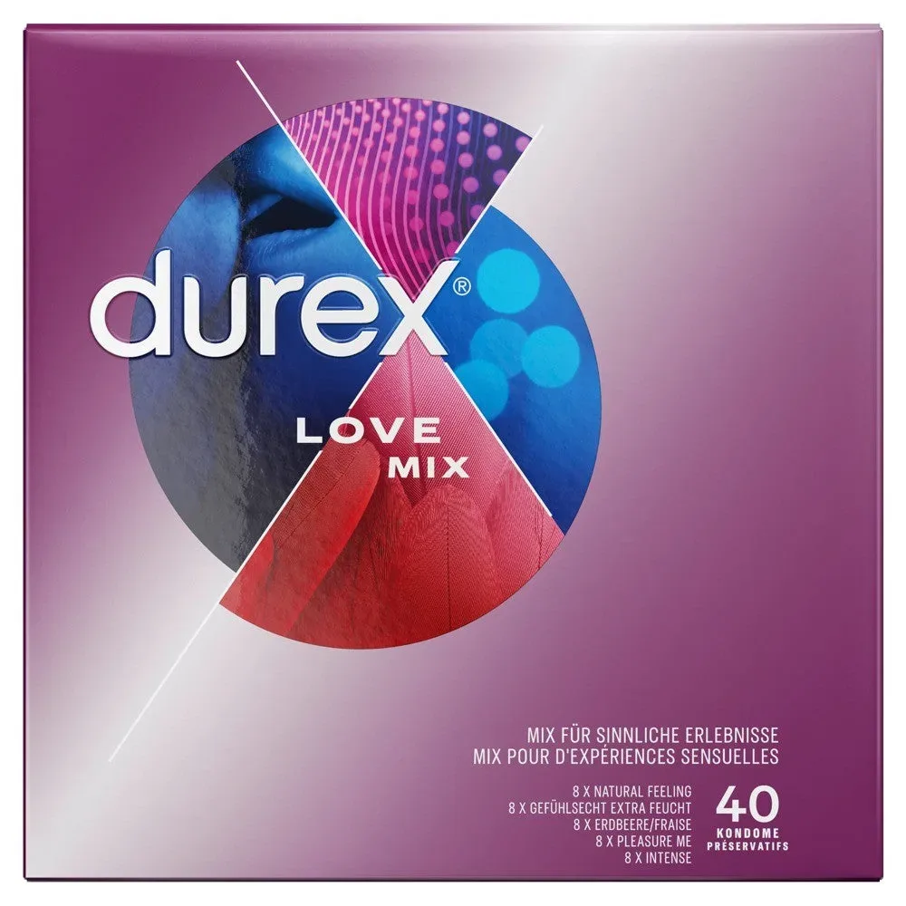 Durex - Love Mix Kondome - Samt - 40 Stück