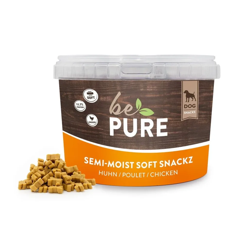 bePure Semi-Moist Soft Snackz mit Huhn (1.8kg)