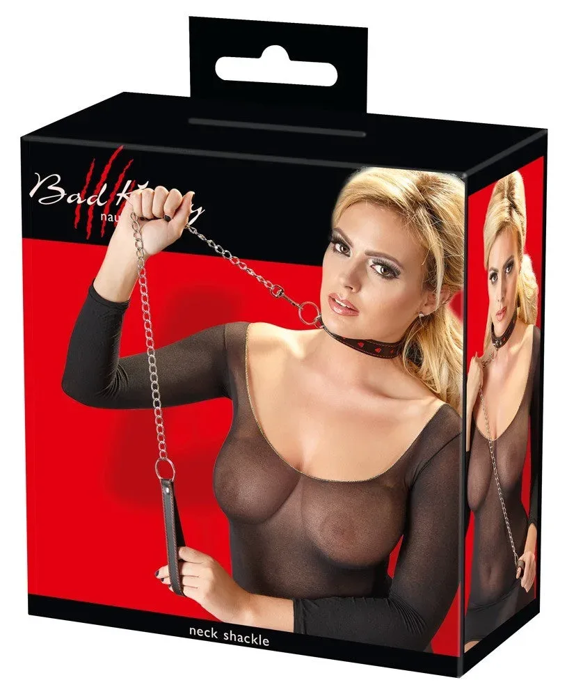 Bad Kitty erotische Halsfessel und Leine (1 Stk)