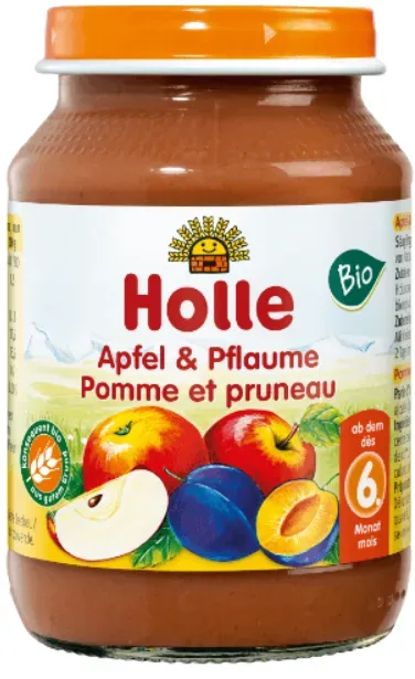 Holle Apfel & Pflaume Bio (190g)