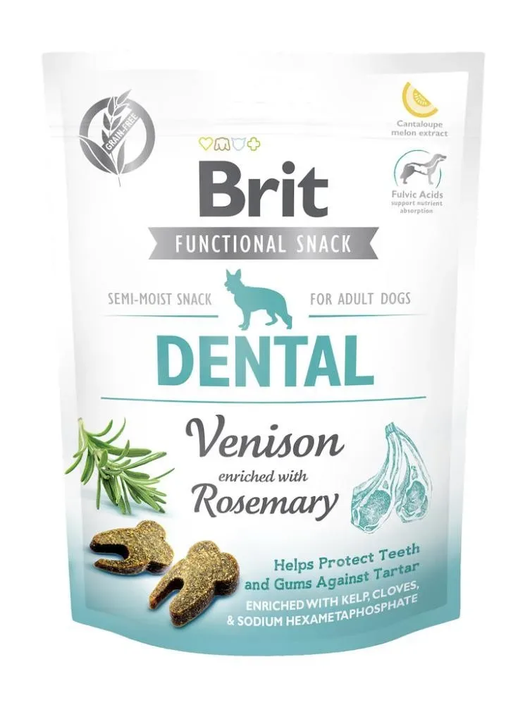 Brit Functional Snack Dog Dental Venison (10x150g)