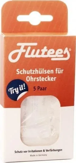 Flutees Schutzhülsen für Ohrstecker (5 Paar)