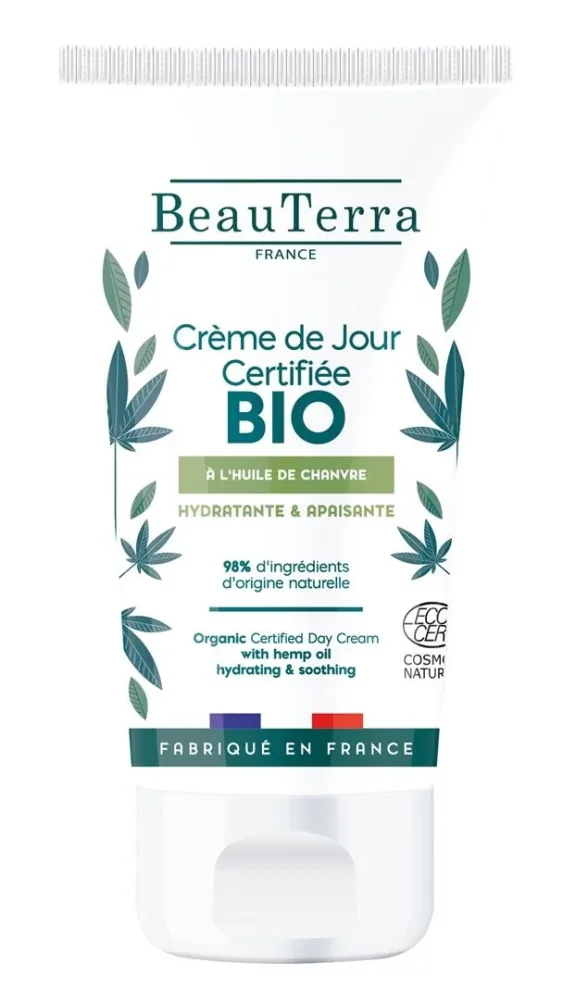 BeauTerra Tagescreme Hanf & Aloe Vera Bio (50ml)