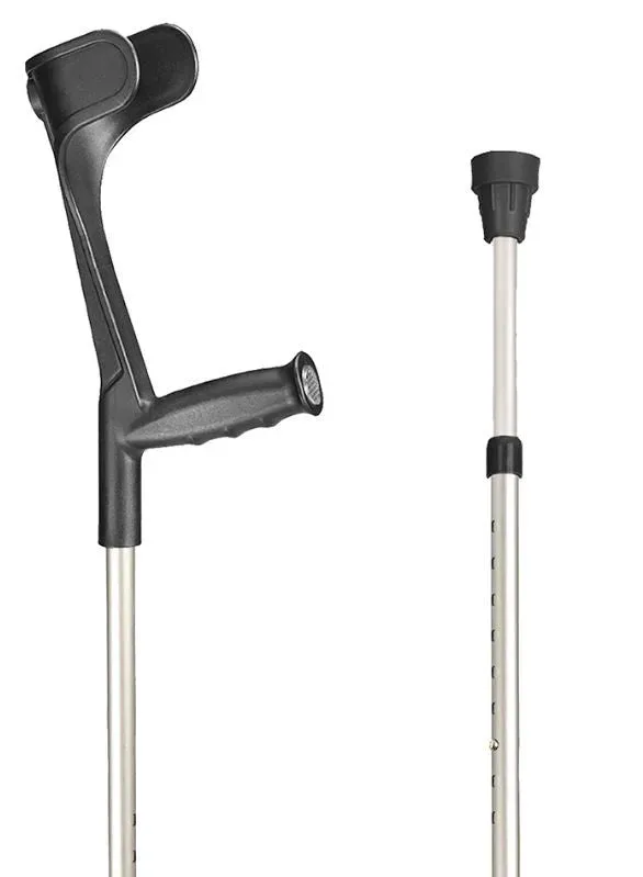 Sahag Krücken Ergoline Soft 76-96cm alu schwarz (1 Paar)
