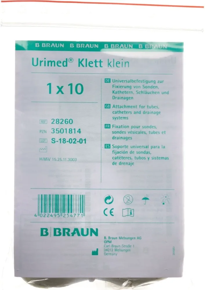 B. BRAUN Urimed Klett klein (10 Stk)