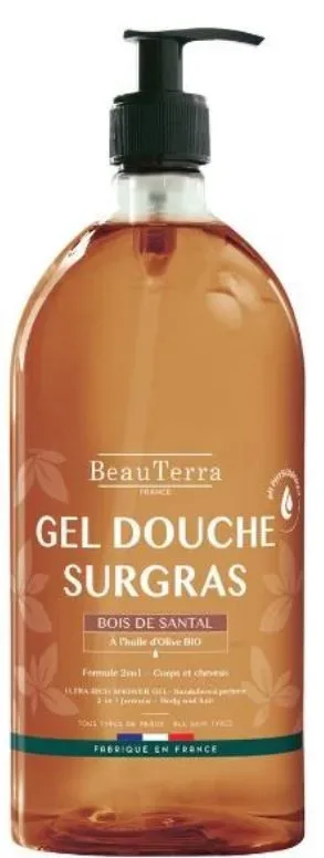 BeauTerra reichhaltiges Duschgel Sandelholz (1000ml)