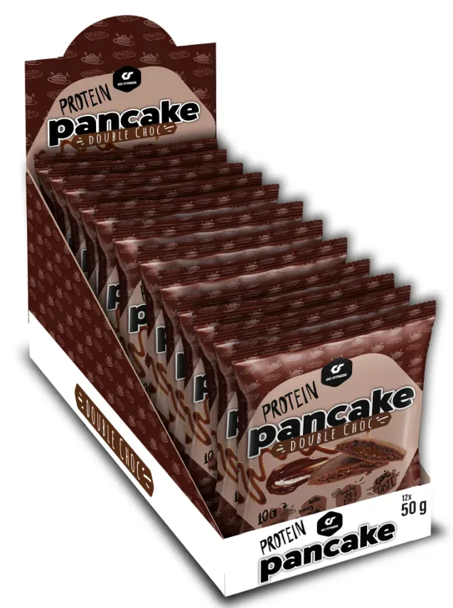 GO FITNESS Protein Pancake Double Choc (12x50g)