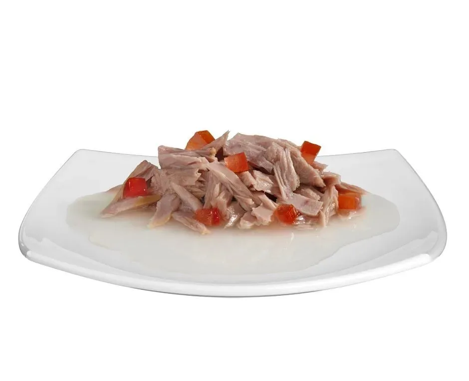 Gim Cat Shiny Cat Duo Thunfisch & Tomaten, Nassfutter für Katzen (70g)