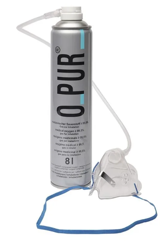 O Pur Einweg Sauerstoff Dose, 8 Liter (1 Stk)