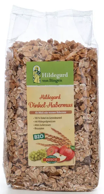 POSCH Bio Dinkel-Habermus mit Früchten, nach Hildegard von Bingen (500g)