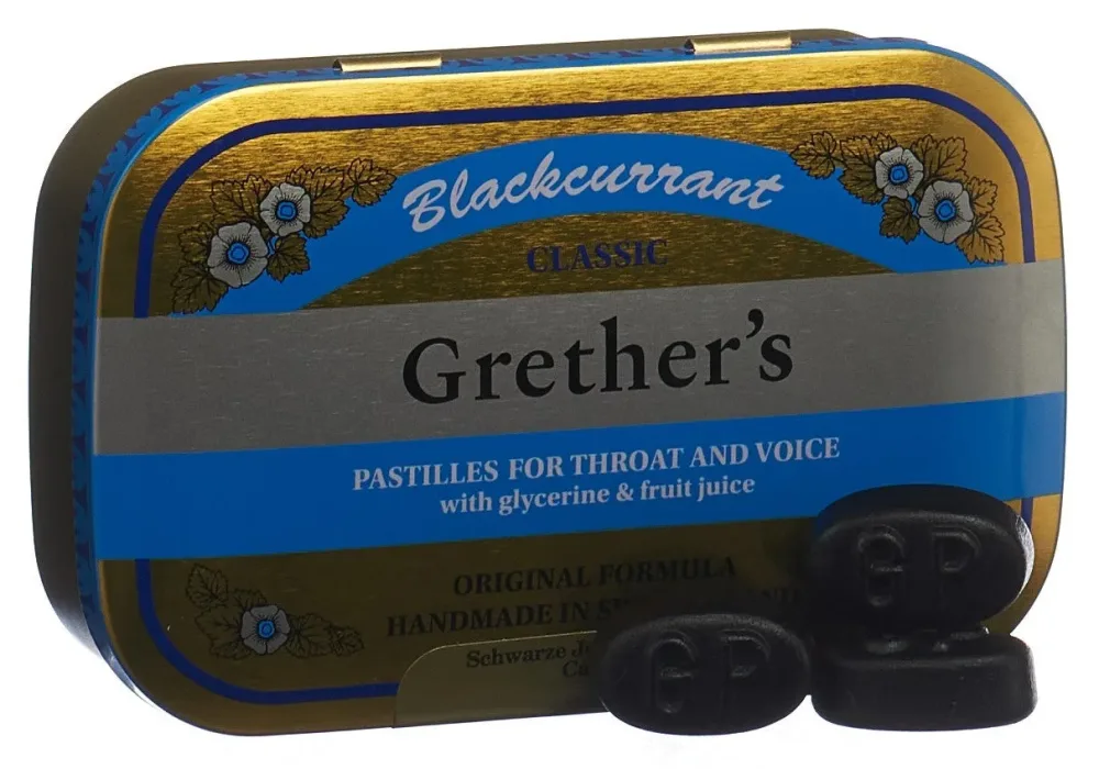 Grether's Pastilles Blackcurrant (110g)