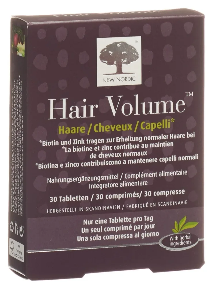 NEW NORDIC Hair Volume Tabletten (30 Stk)