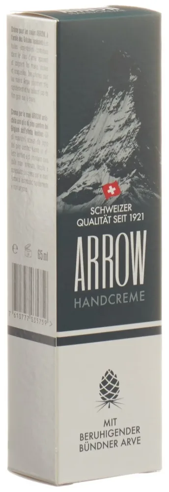 ARROW Handcreme mit beruhigender Bündner Arve (65ml)